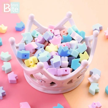 Bite Bites 20PC Silicone Beads Cartoon Mini Crown DIY Pacifier Chain Nurse Gift BPA Free Perle Silicone Food Grade Baby Teether
Bite Bites 20PC Silicone Beads Cartoon Mini Crown DIY Pacifier Chain Nurse Gift BPA Free Perle Silicone Food Grade Baby Teether