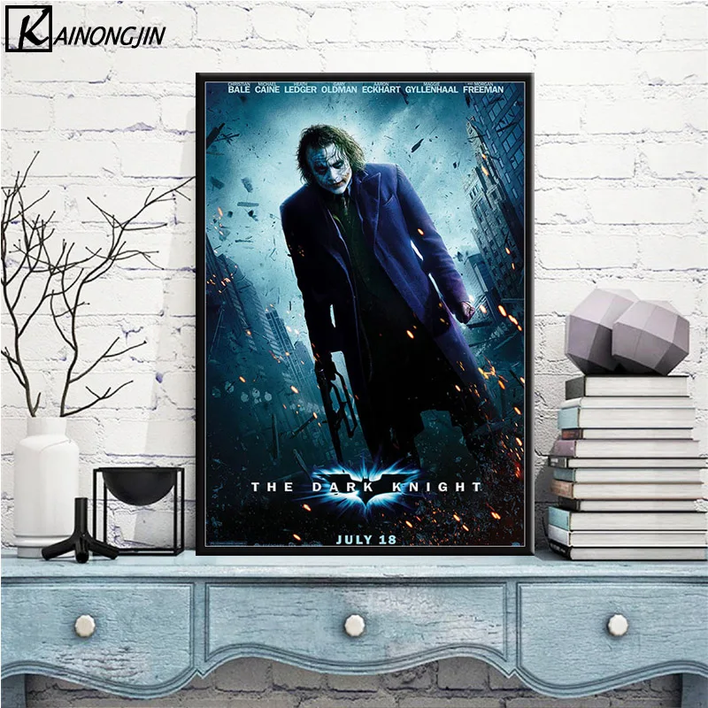 Poster Joker Batman The Dark Knight Posters and Prints Canvas Painting Wall Art Picture for Living Room Home Decor
Poster Joker Batman The Dark Knight Posters and Prints Canvas Painting Wall Art Picture for Living Room Home Decor