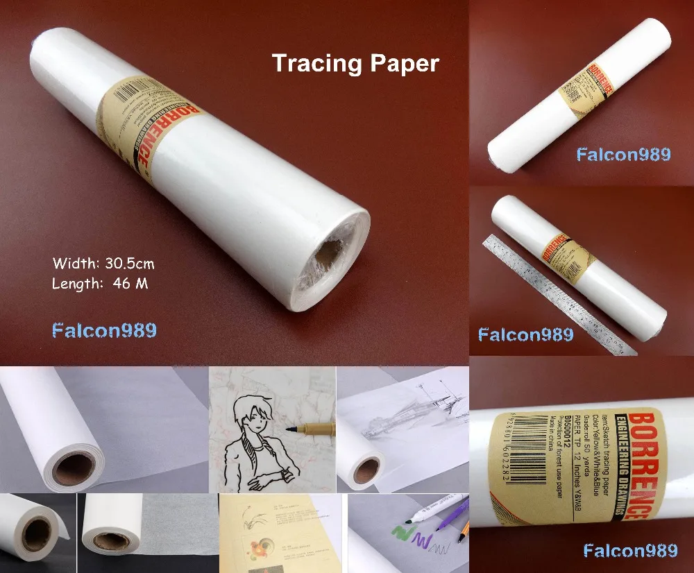 50yard 46m Leather Craft Carve Sketch Copy Draw Acid Transfer Tracing Paper Tool Sewing Carving Stitching Stamping Knife Cutter
50yard 46m Leather Craft Carve Sketch Copy Draw Acid Transfer Tracing Paper Tool Sewing Carving Stitching Stamping Knife Cutter