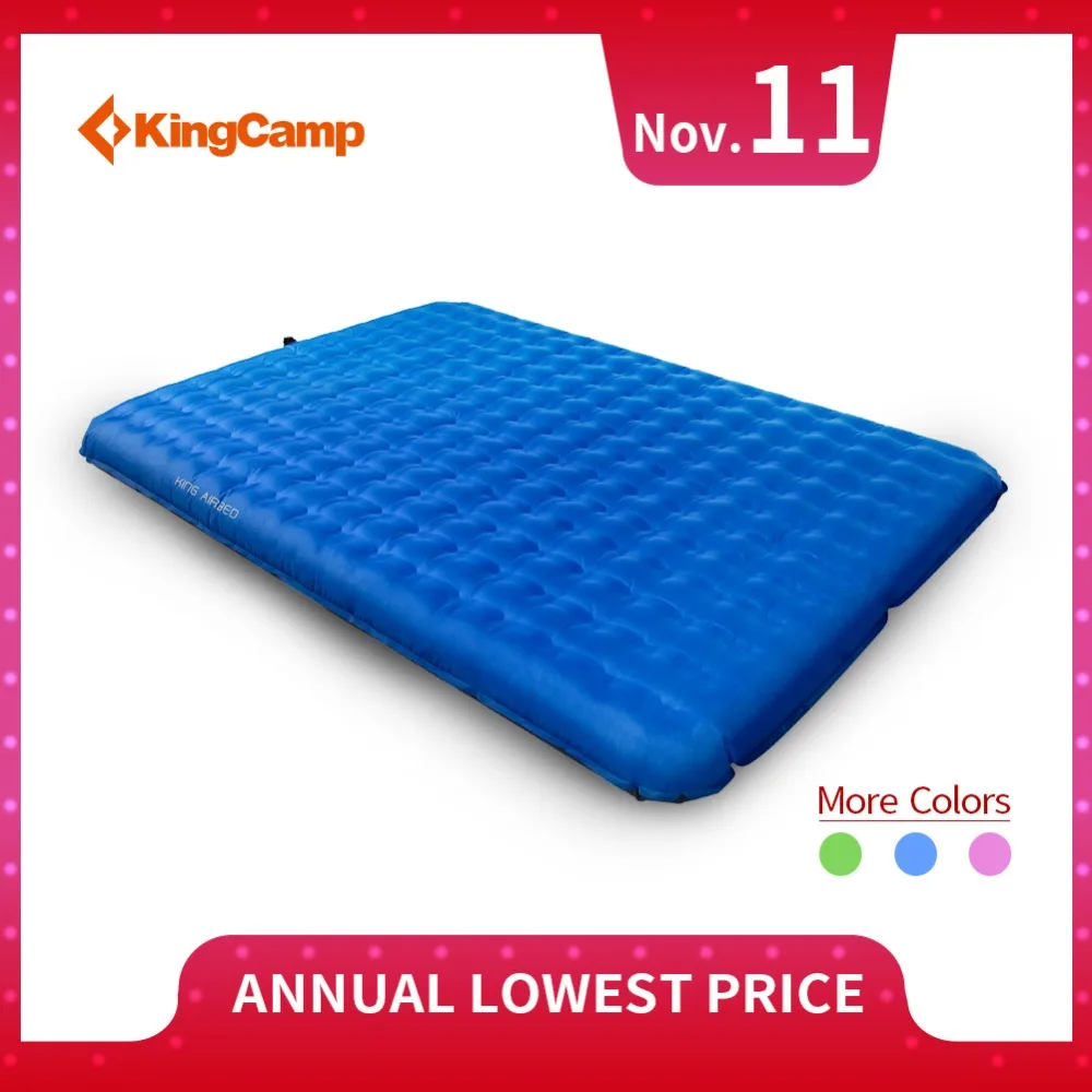 KingCamp Sleeping Pad Ultralight Tent Mat Portable Self Inflating Camping Mattress Damp-proof for Trekking Outdoor Camping
KingCamp Sleeping Pad Ultralight Tent Mat Portable Self Inflating Camping Mattress Damp-proof for Trekking Outdoor Camping