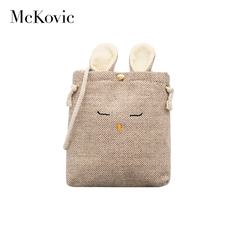 Mckovic Korean Cute Women Bag Canvas Over Shoulder Bag Crossbody Bags For Girl Lady Female With Embroidery Easter Rabbit Pattern
Mckovic Korean Cute Women Bag Canvas Over Shoulder Bag Crossbody Bags For Girl Lady Female With Embroidery Easter Rabbit Pattern