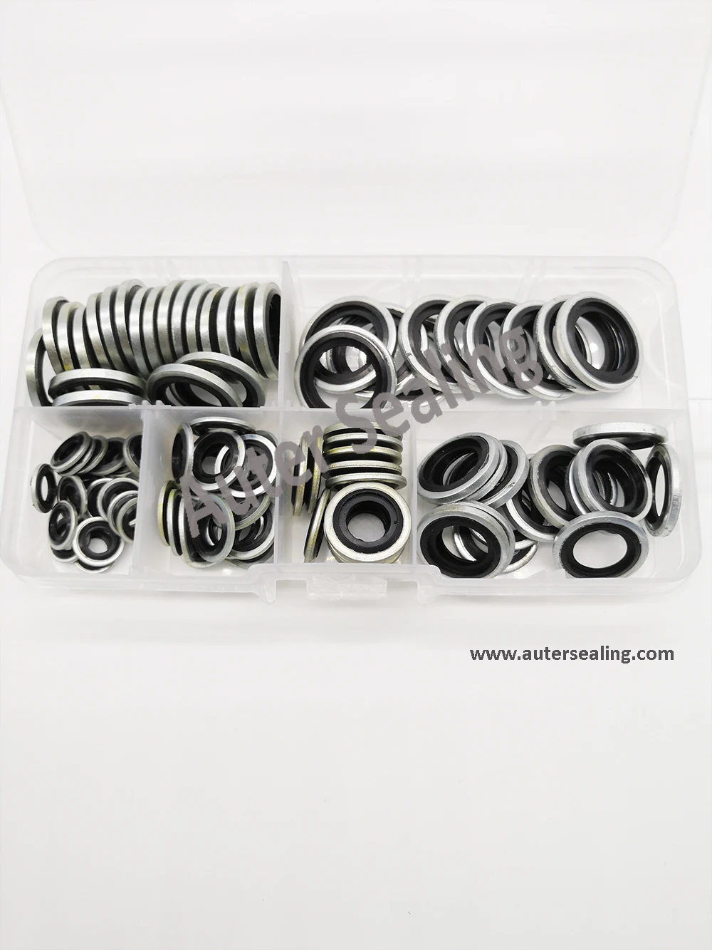 Metric 100 pcs 6 sizes /162pcs 12 sizes / 164pcs 14 sizes Bonded seal kit seals Self Centering rubber bonded washer seal boxes
Metric 100 pcs 6 sizes /162pcs 12 sizes / 164pcs 14 sizes Bonded seal kit seals Self Centering rubber bonded washer seal boxes