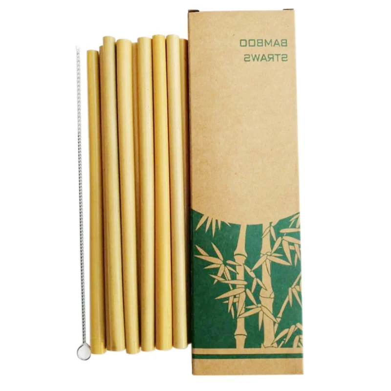 10/12pcs Bamboo Drinking Straws Reusable Eco-Friendly Party Kitchen Bamboo Straws With Clean Brush Household Utensils
10/12pcs Bamboo Drinking Straws Reusable Eco-Friendly Party Kitchen Bamboo Straws With Clean Brush Household Utensils