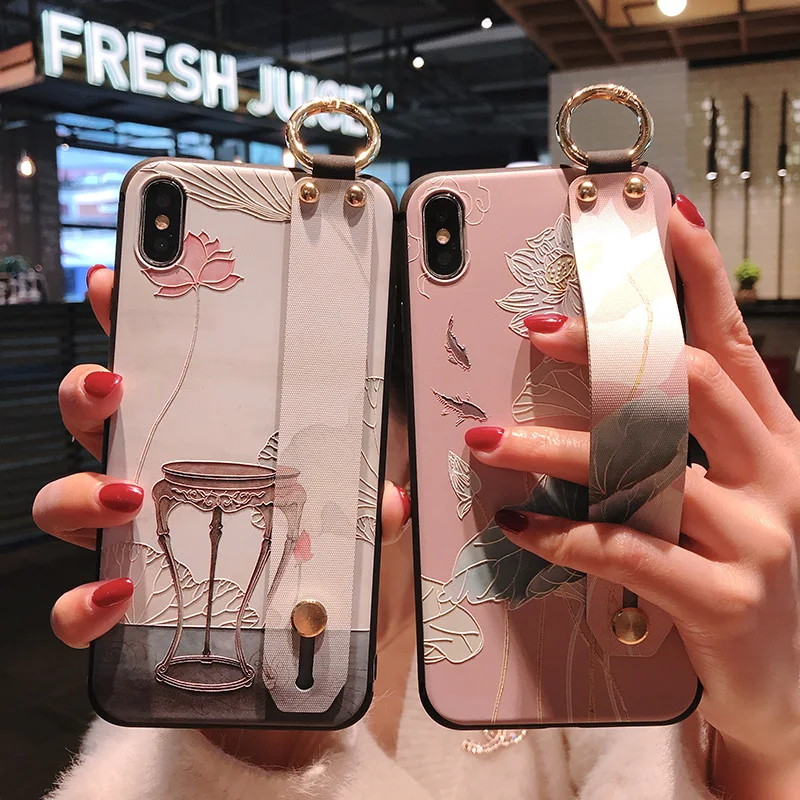 Soft TPU Case for Xiaomi Redmi Note 7 Case Luxury Wrist Strap Cover for Redmi Note 5 6 Case for Xiaomi Mi 9 SE 8 Mi9 Cover Funda
Soft TPU Case for Xiaomi Redmi Note 7 Case Luxury Wrist Strap Cover for Redmi Note 5 6 Case for Xiaomi Mi 9 SE 8 Mi9 Cover Funda