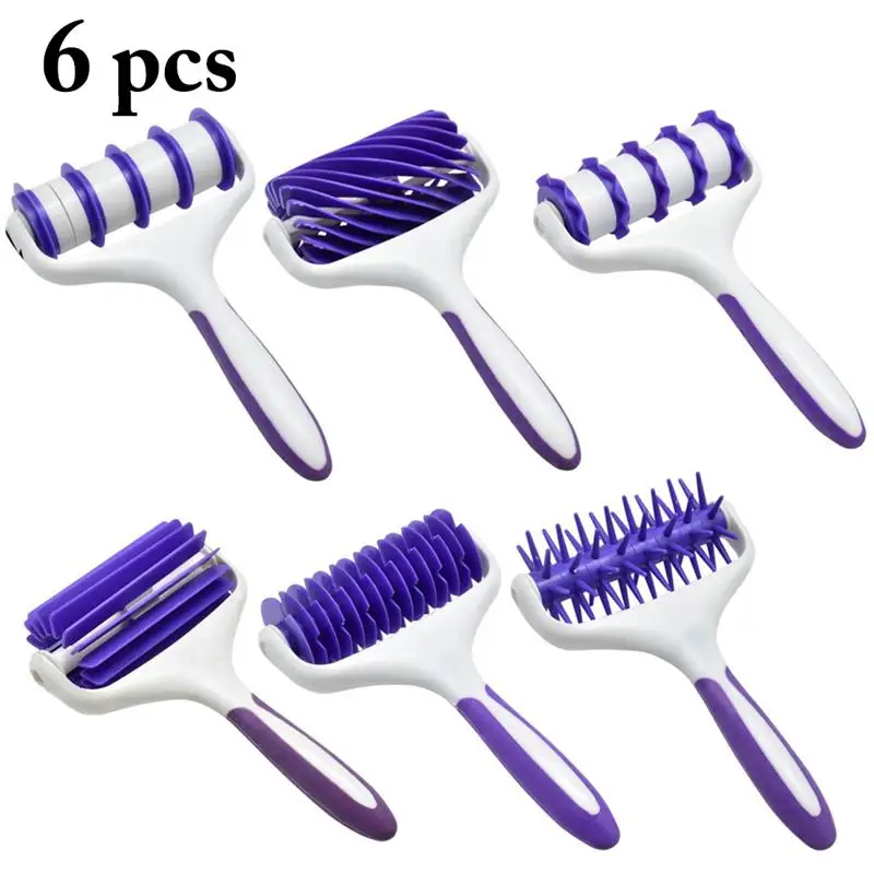 6PCS Biscuit Cake Mould Fondant Cutter Set Creative Portable DIY Rolling Cookie Cutter Baking Tool Flower Pattern Roller Knife
6PCS Biscuit Cake Mould Fondant Cutter Set Creative Portable DIY Rolling Cookie Cutter Baking Tool Flower Pattern Roller Knife