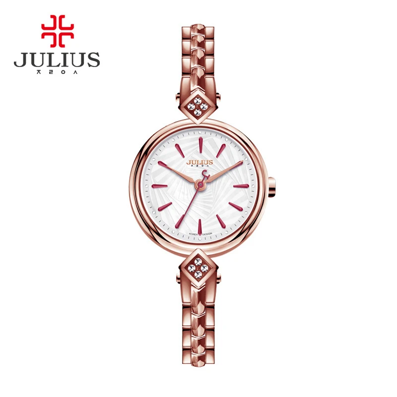 Quartz Ladies Bracelet Watches JULIUS Erkek Kol Saati Helical Stainless Steel Montres Femme Shell Dial Specular Simple Dress
Quartz Ladies Bracelet Watches JULIUS Erkek Kol Saati Helical Stainless Steel Montres Femme Shell Dial Specular Simple Dress