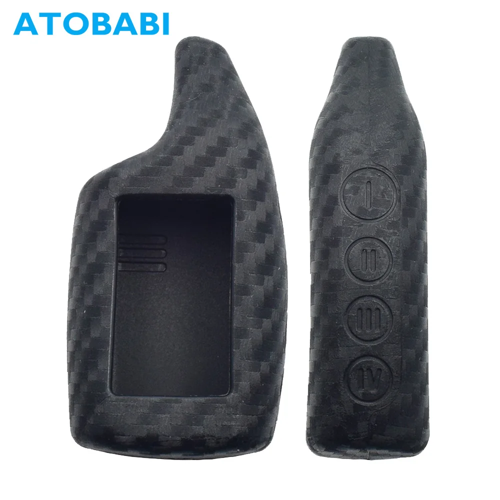 ATOBABI Carbon Fiber Rubber Car Key Case For Scher-Khan Magicar 5 6 V Logicar A B 2-Way Car Alarm LCD Keychain Remote Fob Cover
ATOBABI Carbon Fiber Rubber Car Key Case For Scher-Khan Magicar 5 6 V Logicar A B 2-Way Car Alarm LCD Keychain Remote Fob Cover