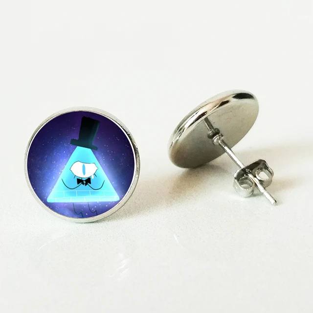 The Mysterious Town Series Stud Earrings Gravity Falls Bill Cipher Boss Crystal Glass Time Gem Stud Earrings
The Mysterious Town Series Stud Earrings Gravity Falls Bill Cipher Boss Crystal Glass Time Gem Stud Earrings