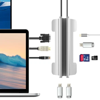 Usb Chub With Notebook Holder Usb Adapter For Apple Laptop Mac Multi Type C Hub To Hdmi Vga Usb 3.0 Rj45 Tf Sd For Macbook
Usb Chub With Notebook Holder Usb Adapter For Apple Laptop Mac Multi Type C Hub To Hdmi Vga Usb 3.0 Rj45 Tf Sd For Macbook