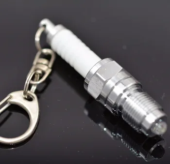 TOYIKIE 10Pcs/Lot LED Light Spark Plug Keychain Creative Accessories Hot Sale Auto Parts Model Keyring key Chain Ring Keyfob
TOYIKIE 10Pcs/Lot LED Light Spark Plug Keychain Creative Accessories Hot Sale Auto Parts Model Keyring key Chain Ring Keyfob