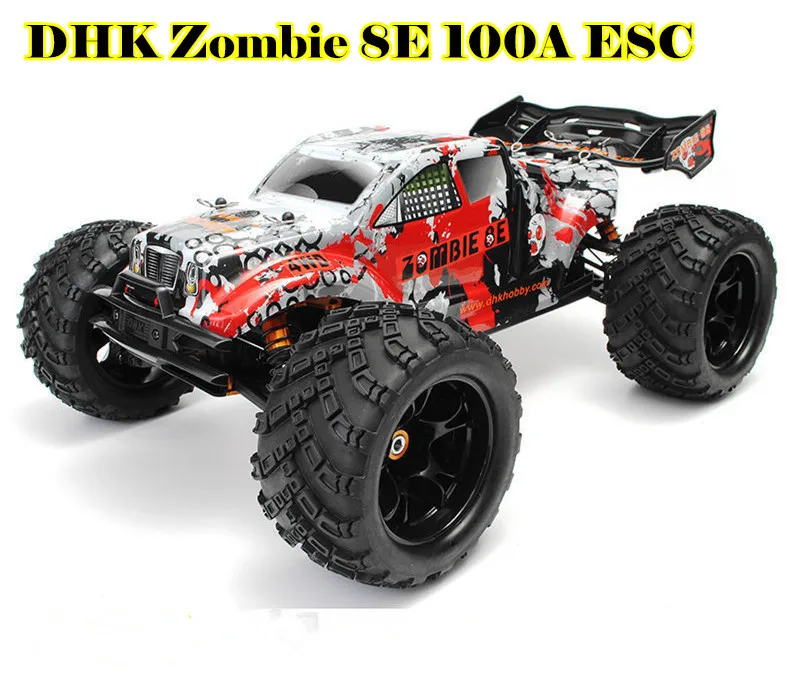 

DHK Zombie 8E 4WD 1/8th Scale HOBBY WING 100A ESC Brushless Truggy 2.4GHz Buggy RTR Version