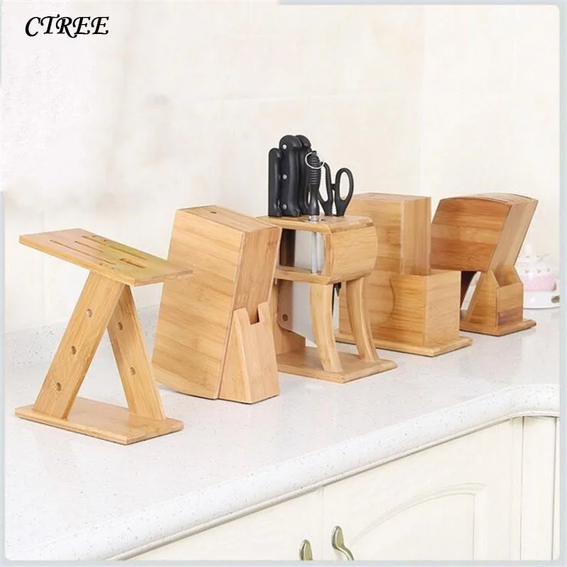 CTREE New Multifunctional Holes Bamboo Knife Rack Creative Storage Rack Tool Wood Kitchen Knife Holder Knife Stand Supplies C487
CTREE New Multifunctional Holes Bamboo Knife Rack Creative Storage Rack Tool Wood Kitchen Knife Holder Knife Stand Supplies C487