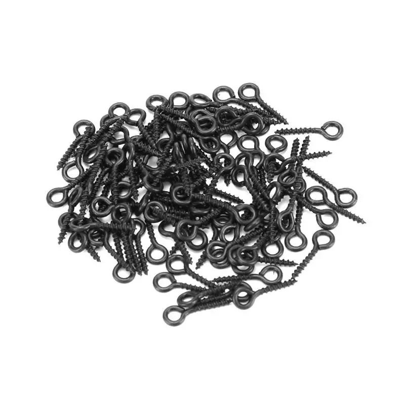 New 100pcs/set Steel Carp Fishing Boilie Bait Carp Fishing Terminal Tackle Bait Holder Quick Change Swivels Screw With Rig Ring
New 100pcs/set Steel Carp Fishing Boilie Bait Carp Fishing Terminal Tackle Bait Holder Quick Change Swivels Screw With Rig Ring