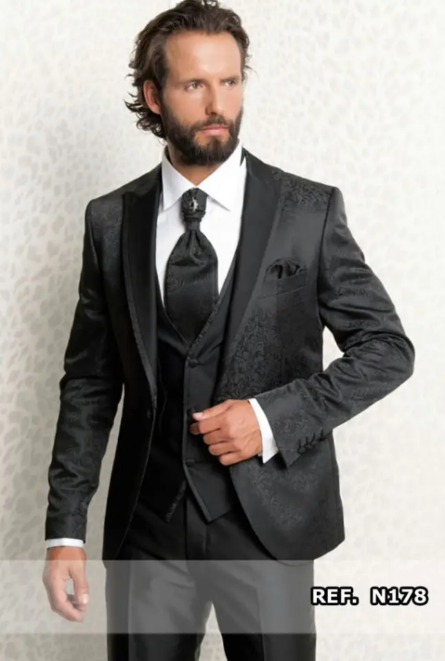 Custom made Wedding Tuxedos men suits taliored Men Event Ceremony tuxedos Jacquard silk fabric suits(Jacket+Pants+vest+tie)
Custom made Wedding Tuxedos men suits taliored Men Event Ceremony tuxedos Jacquard silk fabric suits(Jacket+Pants+vest+tie)