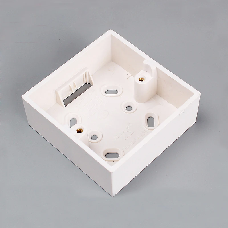 Wall Surface Mounted Bottom Box 86 Type Socket Switch Bottom Junction Base PVC Wall Mount Switch Box
Wall Surface Mounted Bottom Box 86 Type Socket Switch Bottom Junction Base PVC Wall Mount Switch Box