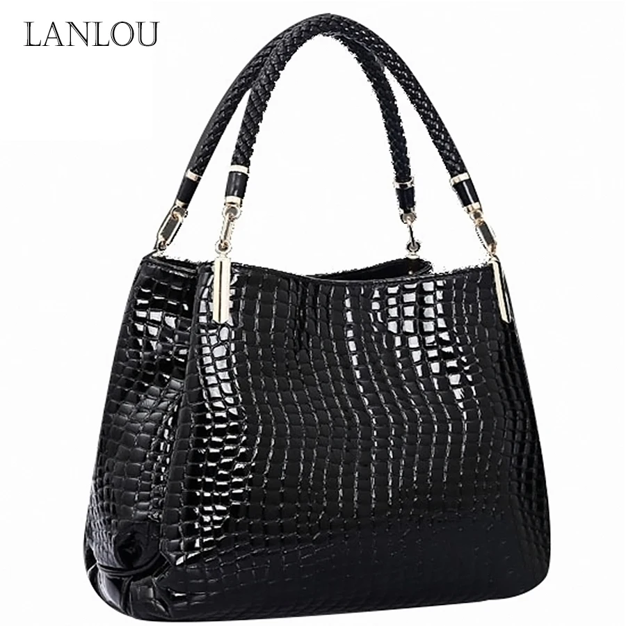 LANLOU Shoulder Bags Crocodile Pattern High-grade PU leather luxury Ladies handbag Casual fashion Hand-stitched Messenger Bags
LANLOU Shoulder Bags Crocodile Pattern High-grade PU leather luxury Ladies handbag Casual fashion Hand-stitched Messenger Bags