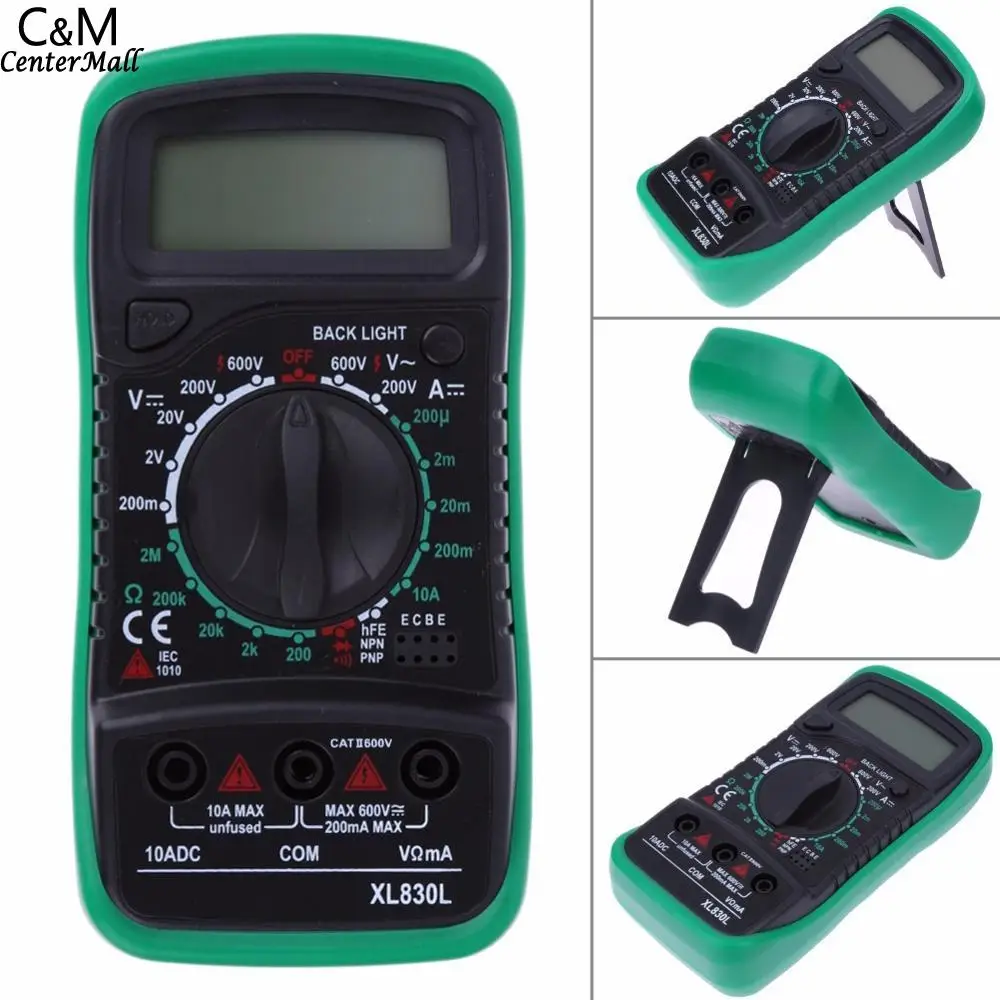 digital multime LCD xl830l OHM Voltmeter Test Multimeter Ammeter Protection Overload Volt Current AC Tester
digital multime LCD xl830l OHM Voltmeter Test Multimeter Ammeter Protection Overload Volt Current AC Tester