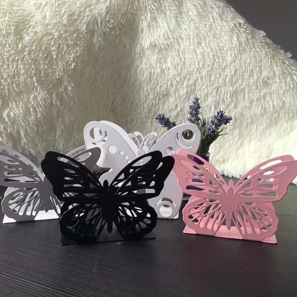 New Beautiful metal steel iron craft napkin paper holder towel tissue block rack home table decor box white black pink butterfly
New Beautiful metal steel iron craft napkin paper holder towel tissue block rack home table decor box white black pink butterfly