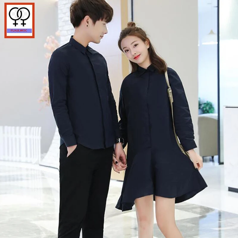 Lovers Couple Clothes Preppy Stye Boyfriend Girlfriend Top Casual Button Shirt Blouses Valentine's Date Matching Couple Shirts
Lovers Couple Clothes Preppy Stye Boyfriend Girlfriend Top Casual Button Shirt Blouses Valentine's Date Matching Couple Shirts