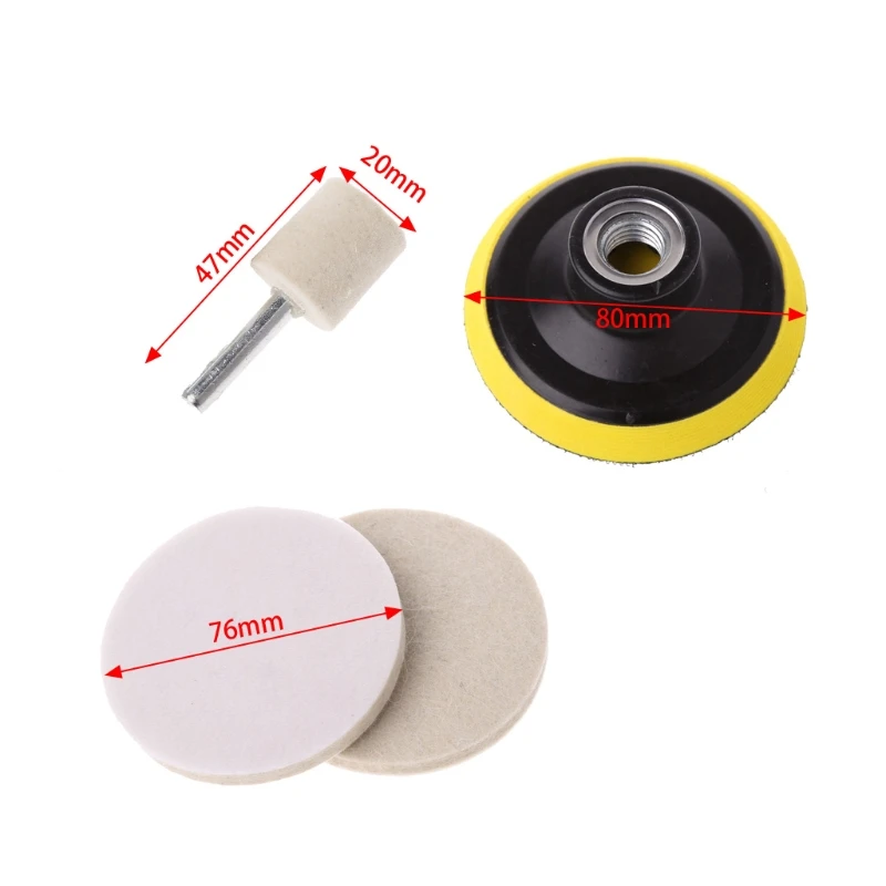 8Pcs Car Glass Windshield Rear Side Window Scratch Remover Polishing Pads Repair Kit Polishing Grinding Materials Set
8Pcs Car Glass Windshield Rear Side Window Scratch Remover Polishing Pads Repair Kit Polishing Grinding Materials Set