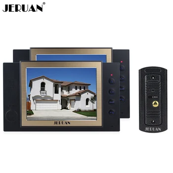 JERUAN 8 inch screen video door phone pinhole camera with video recording and taking photo 1 pinhole Camera 2 monitors
JERUAN 8 inch screen video door phone pinhole camera with video recording and taking photo 1 pinhole Camera 2 monitors