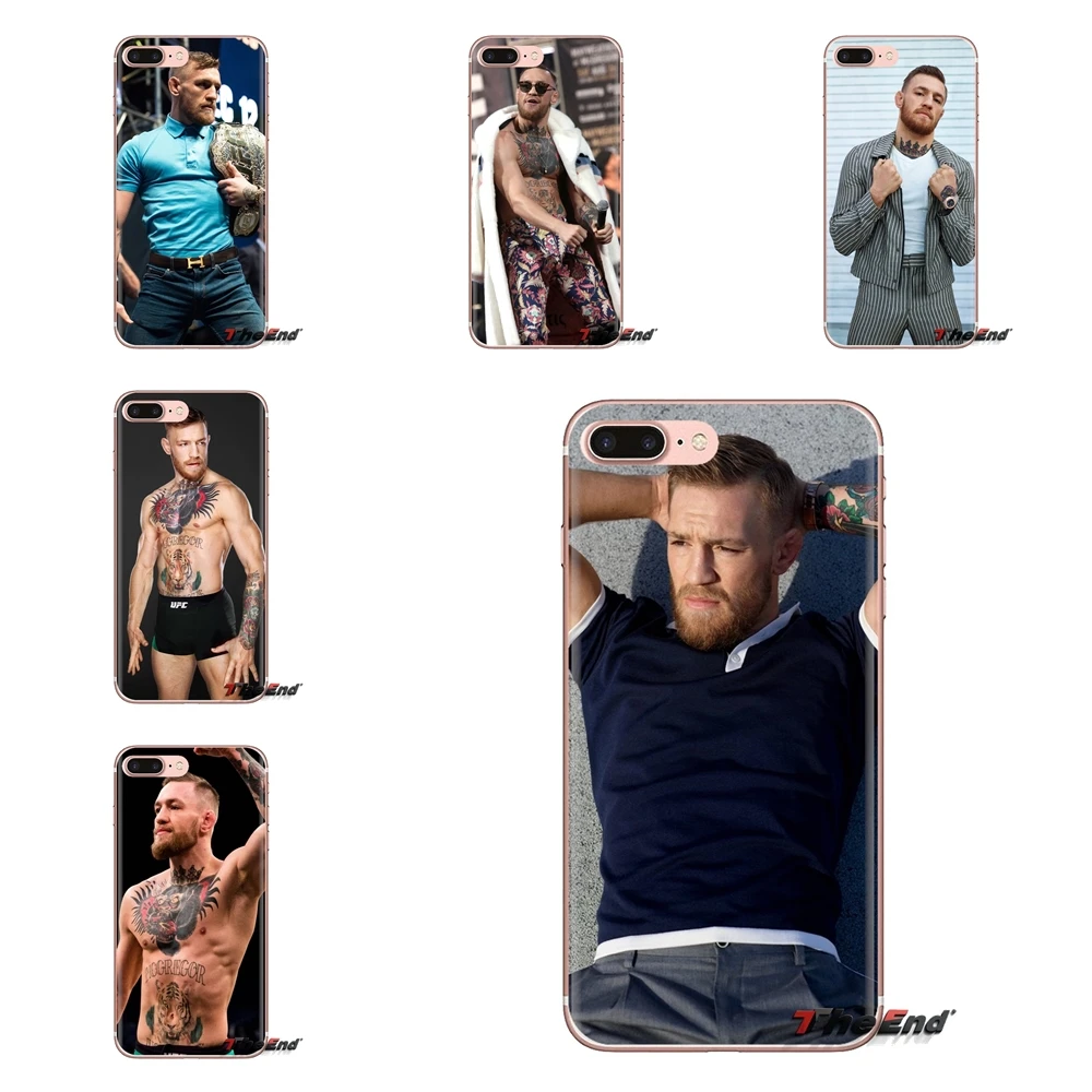 Мягкий прозрачный чехол для Samsung Galaxy J1 J2 J3 J4 J5 J6 J7 J8 Plus 2018 Prime 2015 2016 2017 Conor McGregor |