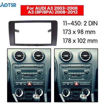 2 din Fascia for AUDI A3 (8P with Symphony OEM-Radio) 2003-2008 A3 (8P/8PA) 2008-2012 Installation Dash Frame Adapter CD DVD
2 din Fascia for AUDI A3 (8P with Symphony OEM-Radio) 2003-2008 A3 (8P/8PA) 2008-2012 Installation Dash Frame Adapter CD DVD