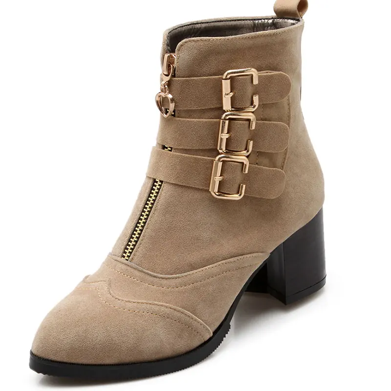 newest! Winter Women Boots Fashion Platform punk high square heels pointed toe Black Buckle Ankle boots big Size 34-43 zzt230
newest! Winter Women Boots Fashion Platform punk high square heels pointed toe Black Buckle Ankle boots big Size 34-43 zzt230