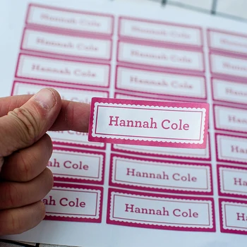#14BGJ-Free postage-66x25mm Colorful label sticker school supply Large name stickers, cute name stickers, pink personalized
#14BGJ-Free postage-66x25mm Colorful label sticker school supply Large name stickers, cute name stickers, pink personalized