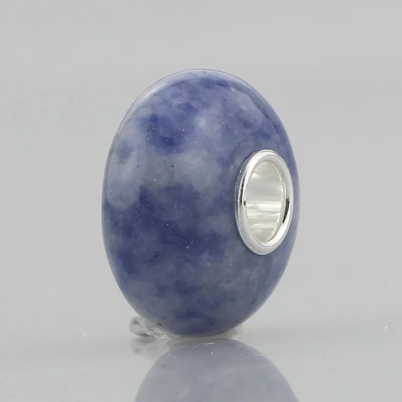 Natural Blue Stone Beads 925 Sterling Silver 4.5mm Hole Charms Jewelry Fit Original Troll Bracelet & Necklace
Natural Blue Stone Beads 925 Sterling Silver 4.5mm Hole Charms Jewelry Fit Original Troll Bracelet & Necklace