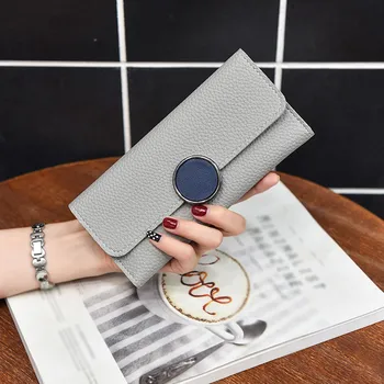 Womens Wallets and Purses Simple Fashion Ring Long Coin Card Holder Handbag portafoglio donna portfel damski porte monnaie femme
Womens Wallets and Purses Simple Fashion Ring Long Coin Card Holder Handbag portafoglio donna portfel damski porte monnaie femme