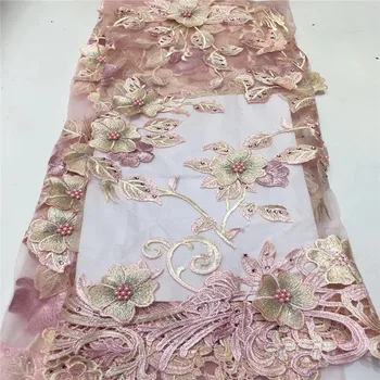 5yards/pc) pink appliqued French net lace fabric 3D flowers tulle lace fabric with beads stone African lace fabric new
5yards/pc) pink appliqued French net lace fabric 3D flowers tulle lace fabric with beads stone African lace fabric new