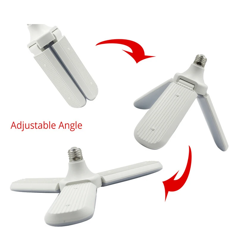 Led Lamp 96-265V 45W E27 LED Bulb Super Bright Foldable Fan Blade Angle Adjustable Ceiling Lamp Home Energy Saving Light CE RoHS
Led Lamp 96-265V 45W E27 LED Bulb Super Bright Foldable Fan Blade Angle Adjustable Ceiling Lamp Home Energy Saving Light CE RoHS