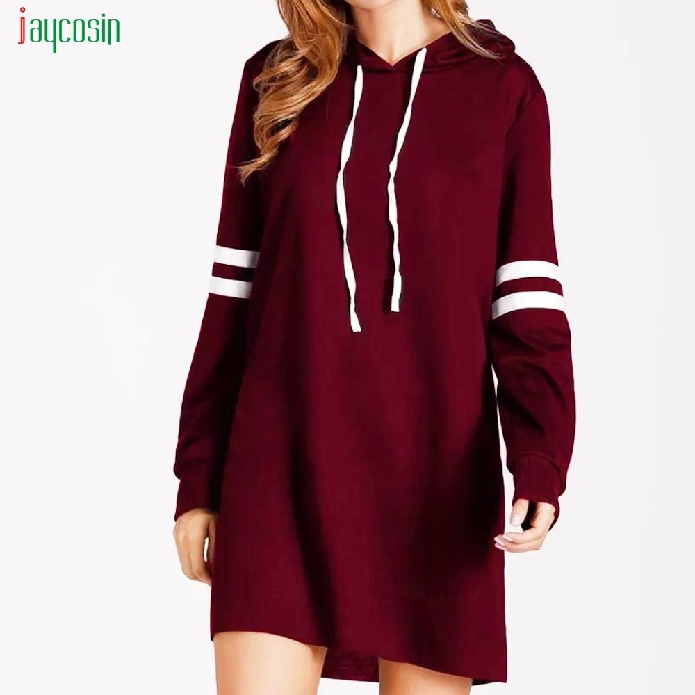 Jaycosin Women's Loose Hooded Dress Full Sleeve Mini Dress Ladies Fashion Dress For Autumn Vestidos De Festa Hot Sales
Jaycosin Women's Loose Hooded Dress Full Sleeve Mini Dress Ladies Fashion Dress For Autumn Vestidos De Festa Hot Sales