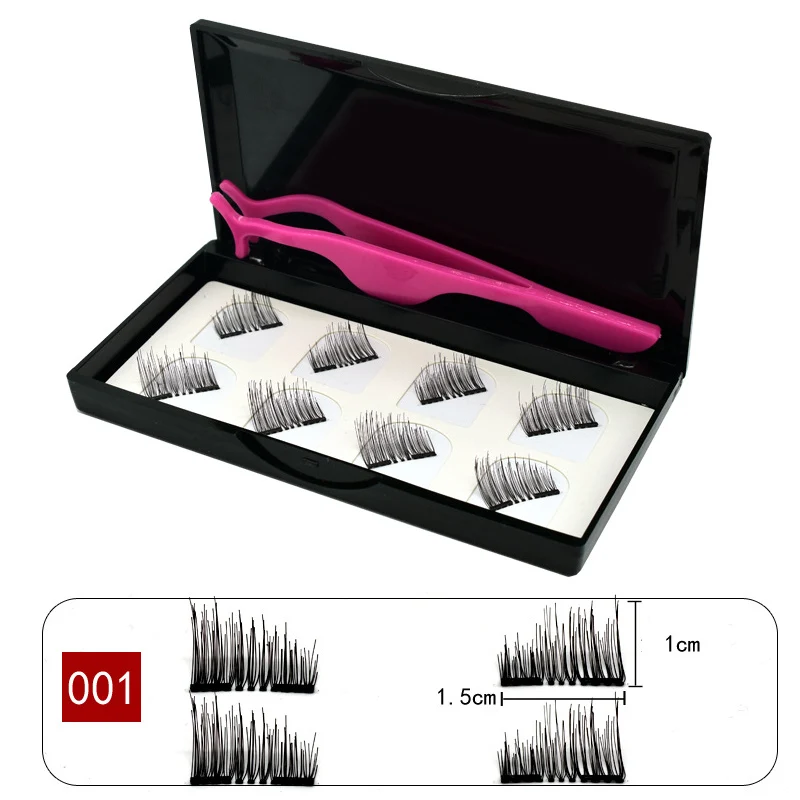 8 Pcs Dual Magnetic Fake Eyelashes Ultra Thin And Reusable Magnetic Eyelashes SSwell 
8 Pcs Dual Magnetic Fake Eyelashes Ultra Thin And Reusable Magnetic Eyelashes SSwell