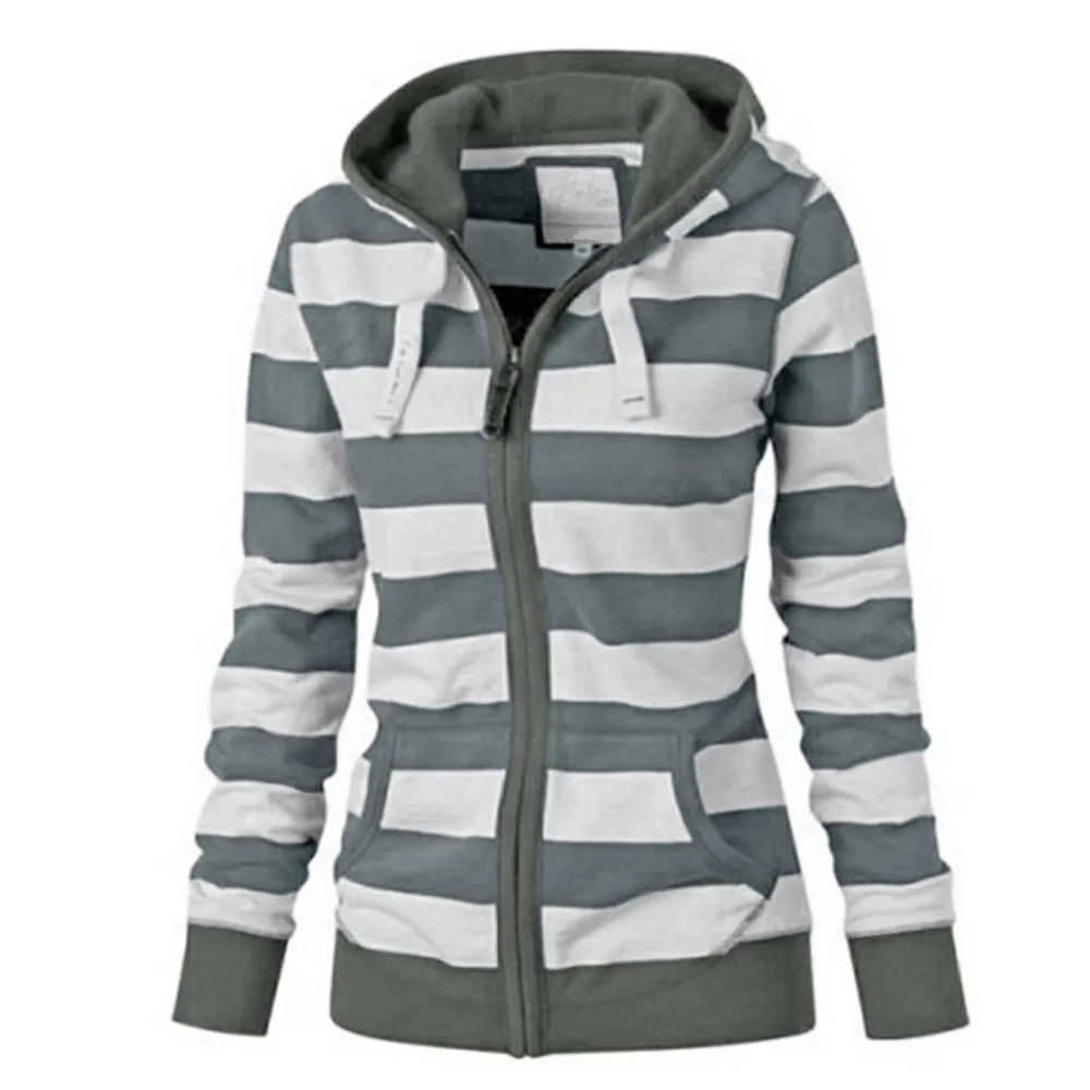 winter women coat high quality plus size coat jacket 2019 Fashion Female striped warm Hoodie Zipper Casual outwear coats 6.20
winter women coat high quality plus size coat jacket 2019 Fashion Female striped warm Hoodie Zipper Casual outwear coats 6.20