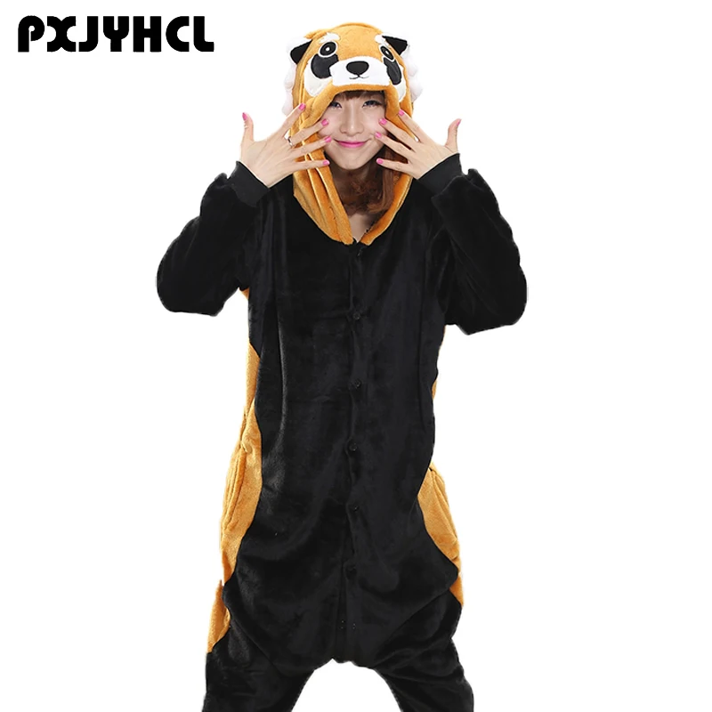Raccoon Kigurumi Onesie Adult Girl Animal Pajamas Suit Overall Flannel Soft Sleepwear Onepiece Winter Jumpsuit Cosplay Costume
Raccoon Kigurumi Onesie Adult Girl Animal Pajamas Suit Overall Flannel Soft Sleepwear Onepiece Winter Jumpsuit Cosplay Costume