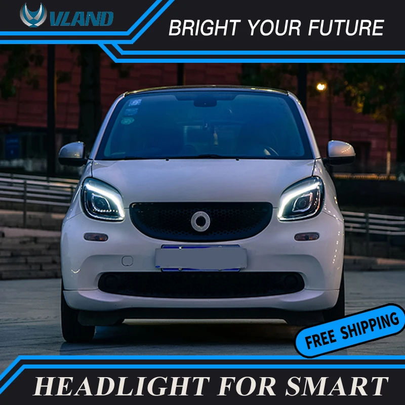 Car Front Lamps for Mercedes Benz Smart 2015-2018 Headlight DRL Projector
Car Front Lamps for Mercedes Benz Smart 2015-2018 Headlight DRL Projector