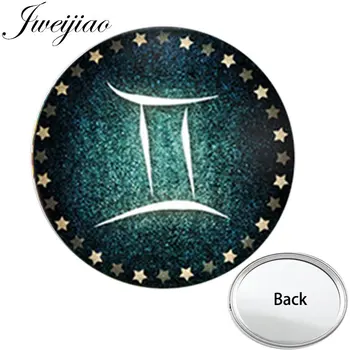 JWEIJIAO 12 Zodiac Horoscope Pisces Sagittarius Virgo Gemini Symbol Mini Pocket Mirror Makeup Vanity Hand Travel Purse Mirror
JWEIJIAO 12 Zodiac Horoscope Pisces Sagittarius Virgo Gemini Symbol Mini Pocket Mirror Makeup Vanity Hand Travel Purse Mirror