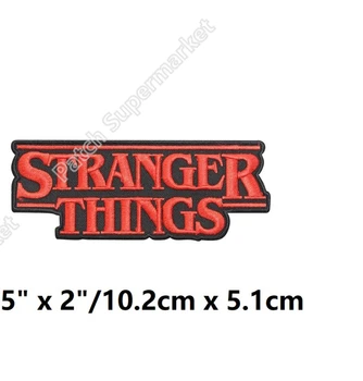 5" Stranger Things Red Black Logo Patches TV Movie Film Series Costume Embroidered iron on Costume Cosplay clothing
5" Stranger Things Red Black Logo Patches TV Movie Film Series Costume Embroidered iron on Costume Cosplay clothing