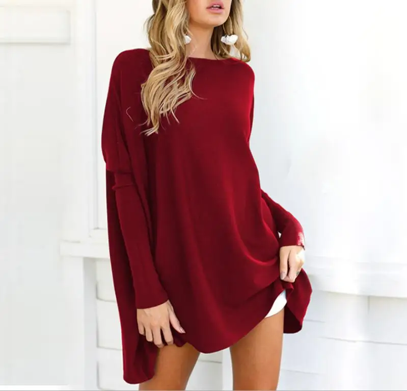 Sweaters 2019 spring autumn Fashion Sexy Solid Thin sexy Pullovers women tops long-sleeved women sweaters Batwing Sleeve Tops
Sweaters 2019 spring autumn Fashion Sexy Solid Thin sexy Pullovers women tops long-sleeved women sweaters Batwing Sleeve Tops