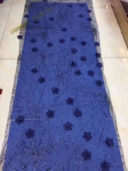 High Quality African glitter Lace 3d flower Embroidery lace Fabric Beautiful beaded French Tulle Mesh Lace 
High Quality African glitter Lace 3d flower Embroidery lace Fabric Beautiful beaded French Tulle Mesh Lace