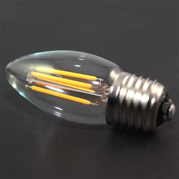 6pcs/Lot Super Bright 2W 4W AC220-240V E27 Dimmable LED Filament Candle Light Bulb Ra>80 Candle Lamp Filament Bulbs
6pcs/Lot Super Bright 2W 4W AC220-240V E27 Dimmable LED Filament Candle Light Bulb Ra>80 Candle Lamp Filament Bulbs