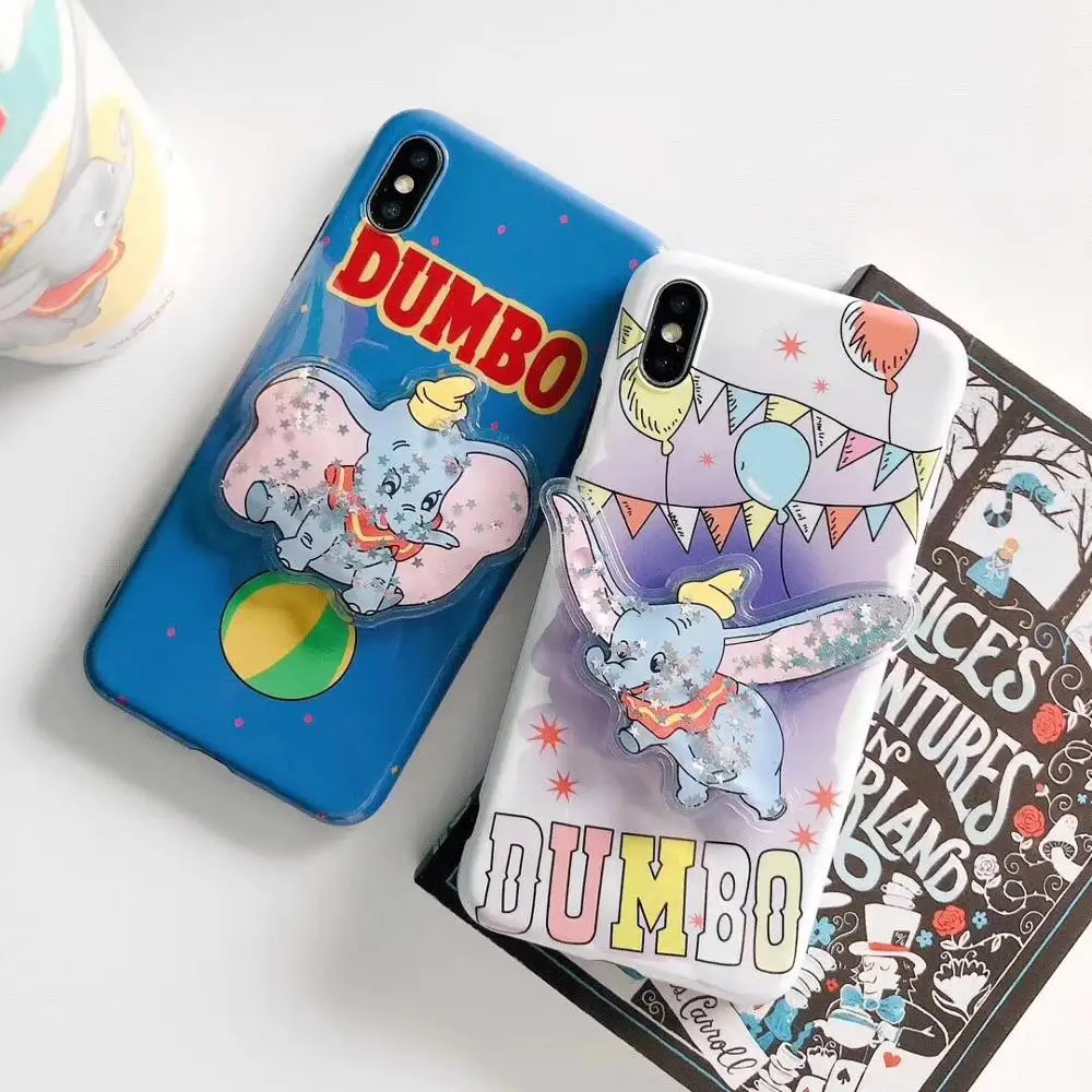 3D cartoon cute dumbo shining quicksand silicone soft cover case for iphone MAX XS XR 6 7 8 plus X phone cases
3D cartoon cute dumbo shining quicksand silicone soft cover case for iphone MAX XS XR 6 7 8 plus X phone cases
