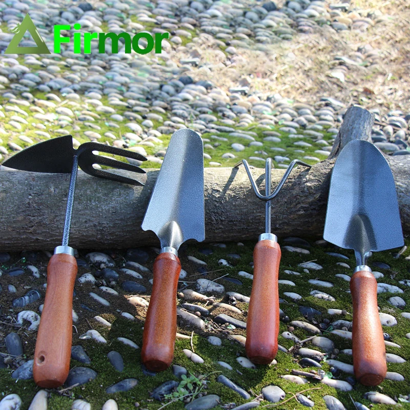 FIRMOR 4pcs Garden tools Set wooden handle Rake Dual Hoe Round Shovel Vegetables Flowers Planting Plant Gardening tools Kit
FIRMOR 4pcs Garden tools Set wooden handle Rake Dual Hoe Round Shovel Vegetables Flowers Planting Plant Gardening tools Kit
