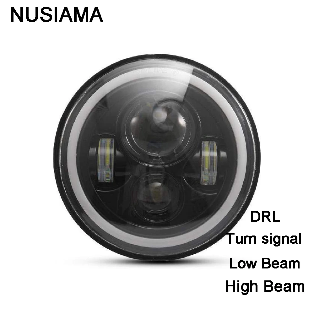 7 Inch LED Car light 12V Headlamp Angel Eye H1 H2 Motorcycle Headlight DRL Turn Signal Accessories For Harley Land Rover Jeep
7 Inch LED Car light 12V Headlamp Angel Eye H1 H2 Motorcycle Headlight DRL Turn Signal Accessories For Harley Land Rover Jeep