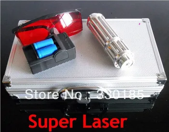 AAA Super military Blue laser pointers 100000m 100W 450nm Flashlight Burning Match/dry wood/candle/black/Burn cigarettes+Glasses
AAA Super military Blue laser pointers 100000m 100W 450nm Flashlight Burning Match/dry wood/candle/black/Burn cigarettes+Glasses