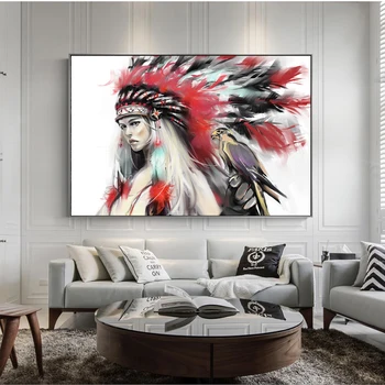 Watercolor Indian Girl Canvas Paintings On The Wall Girl With Parrot Posters And Prints Wall Pictures For Kids Room Decoration
Watercolor Indian Girl Canvas Paintings On The Wall Girl With Parrot Posters And Prints Wall Pictures For Kids Room Decoration