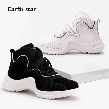 Casual White Shoes Women Sneakers Platform zapatos de mujer 2019 Spring New chaussures femme Lady footware Cross-tied Black Shoe
Casual White Shoes Women Sneakers Platform zapatos de mujer 2019 Spring New chaussures femme Lady footware Cross-tied Black Shoe