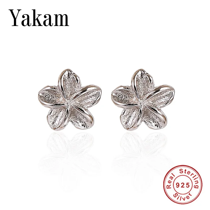 Little S925 Sterling Silver Earrings 2019 Tiny Plumeria 5 Petal Flower Matte 6mm Stud Earring For Women Fashion Jewelry Berloque
Little S925 Sterling Silver Earrings 2019 Tiny Plumeria 5 Petal Flower Matte 6mm Stud Earring For Women Fashion Jewelry Berloque